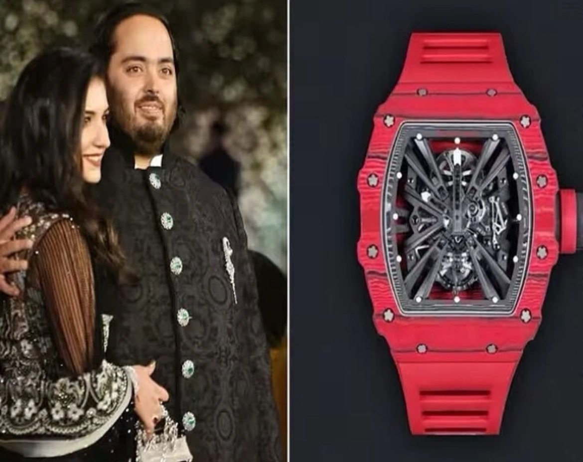 અનંત અંબાણીએ પહેરી 6.91 કરોડની ઘડિયાળ..